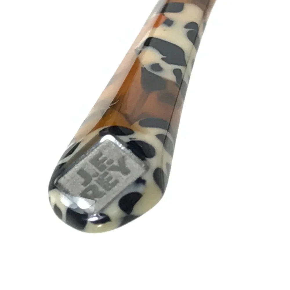 J. F. Rey Eyeglasses Frames JF1543 9460 Brown Orange Cheetah Print 51-18-140